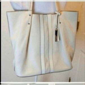 Vince Camuto large tote Soft leather bag Cream